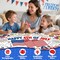 4th of July Coloring Tablecloth Poster Art and Crafts for Kids, Paper Coloring Banner